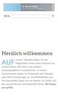 Mobile Screenshot of hno-schmeling.de